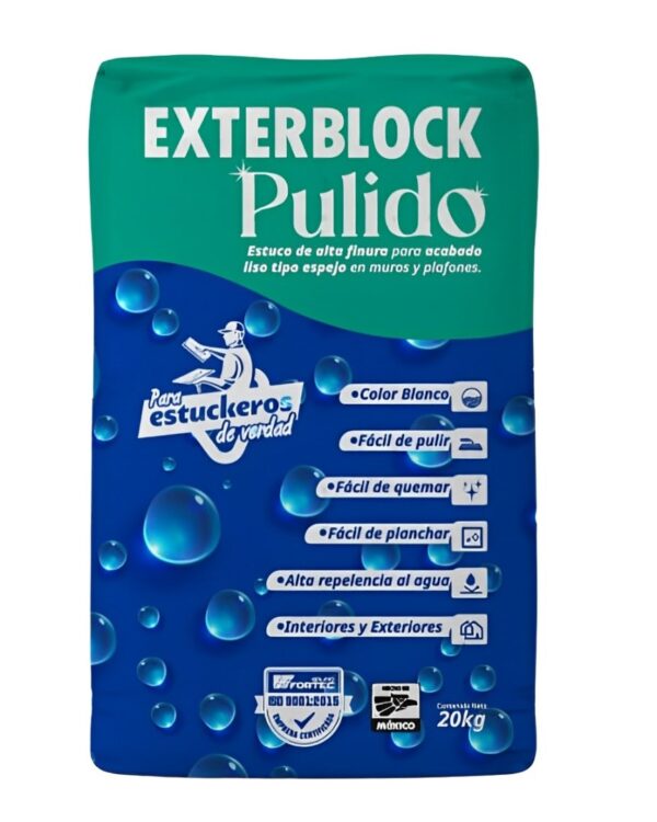 ESTUCO EXTERBLOCK PULIDO